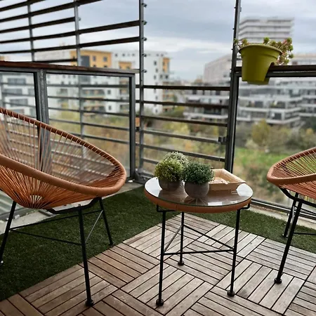 Magnifique Terrasse Parking Metro 6pers Apartment Gennevilliers